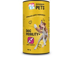 Excellent Pets Dog Mobility Plus 750 gr - Honden supplementen - Gewrichten Hond - Glucosamine, Visolie, MSM - Ter ondersteuning van de pezen, kraakbeen, banden en gewrichten