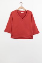 Sissy-Boy - Rode sweater met korte mouwen