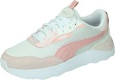 PUMA Runtamed Platform Dames Sneakers - Feather Gray-Future Pink-PUMA White-Frosty Pink-Warm White - Maat 37.5