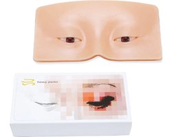 Realistisch Make-up Oefenhoofd van Bionisch Siliconen – Draagbaar & Lichtgewicht Oefengezicht voor Permanente Make-up (PMU), Microblading & Visagie – Oefenboard met Huidtextuur voor MUA Training & Cosmetische Opleidingen – Make-up Trainingstool