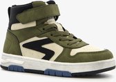 Blue Box hoge jongens sneakers groen/beige - Maat 24 - Uitneembare zool