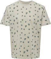 ONLY & SONS ONSKENDALL REG DITSY SS TEE Heren T-shirt - Maat XL