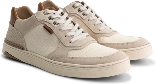 Travelin' Bromsgrove herensneakers - Mannen veterschoenen - Beige - Maat 42