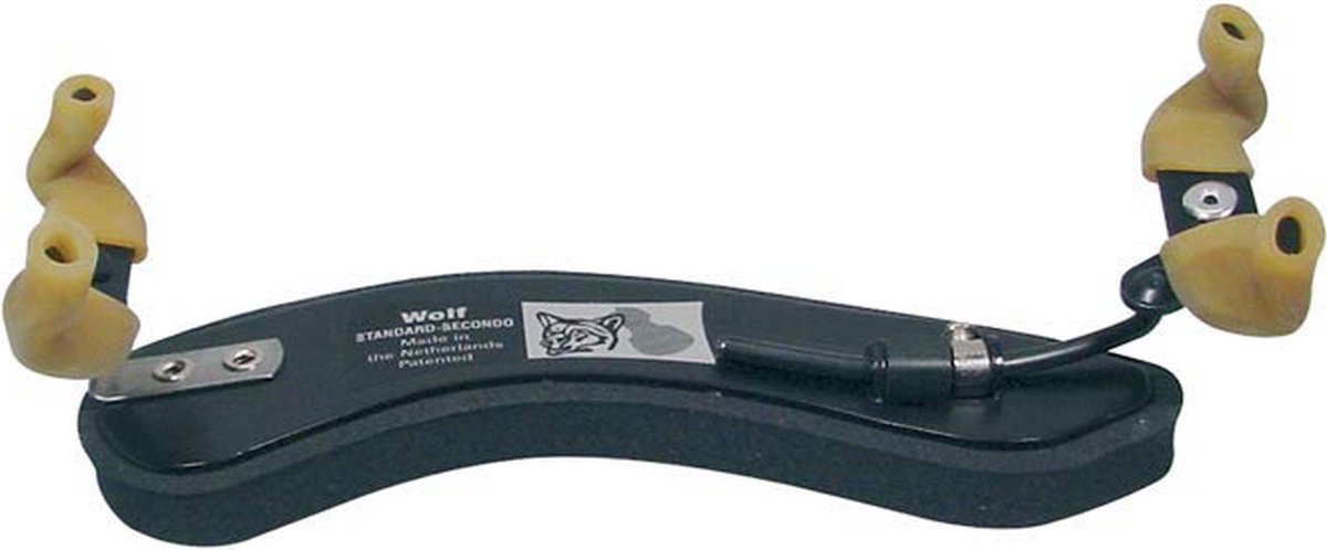 Wolf SR-43 schoudersteun voor viool, Standard Secondo, geschikt voor 4/4-3/4