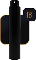 PerfumeBuddy - The Big Buddy® - Parfum Verstuiver Navulbaar - 10ML - Mini Parfum Flesje - Reisflesje - Met Pompje - Matt Zwart