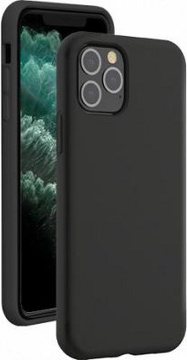 Bigben Connected, Hoesje voor iPhone 11 Pro Stijf en elegant van zacht aanvoelend siliconen, Zwart