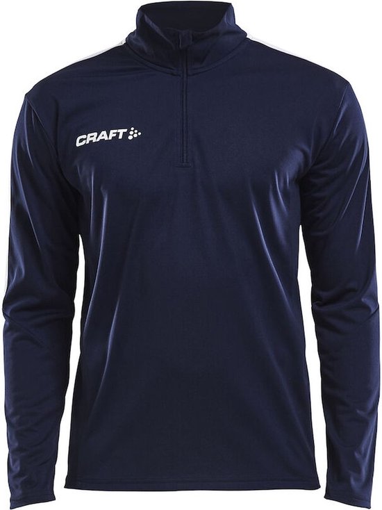 Craft Progress Halfzip Ls Tee M 1905611 - Navy - M