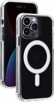 Bigben Connected, Case Geschikt voor Apple iPhone 14 Pro Max MagSafe-compatibele hybride, Transparant