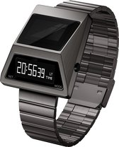 SEKETO SolarTank - Horloge 40mm Grey Staal OLED