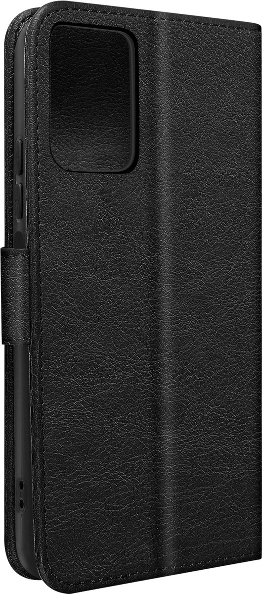 Avizar Portemonneehoesje voor Redmi Note 12 5G Chesterfield Generfd Standfunctie, Zwart