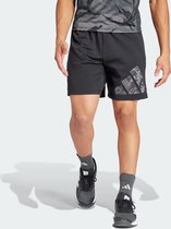 Adidas Short Workout Logo Heren 7" - Maat M