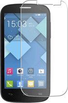 Screenprotector Glas - Tempered Glass Screen Protector Geschikt voor: Alcatel One Touch Pop C5 5036D OneTouch - 2x