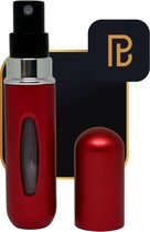 PerfumeBuddy - The Mini Buddy® - Parfum Verstuiver - Mini Parfum Flesje - Hervulbaar - Reisflesje - Parfum Verstuiver Navulbaar - 5ML – Matt Rood