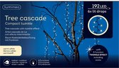 Lumineo Tree Cascade Twinkle Siècle des Lumières 6x Cascade 192 LEDs 2M Extérieur Zwart Wit 8 Fonctions
