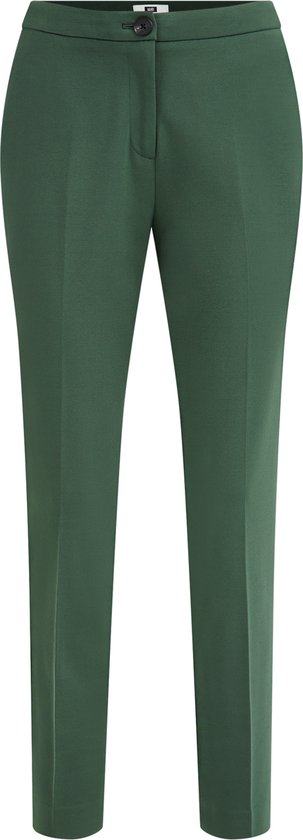 WE Fashion Dames slim fit pantalon met stretch