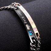 Koppel armband | Valentijn | RVS | Liefdes Cadeau | Romantisch | Cadeau voor je vrouw