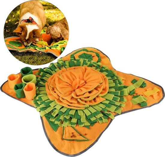 Snuffelmat 75x75cm - Snuffelmatten - Honden Speelgoed - Snuffelmat Hond - Voor Snacks - Puppy Speelgoed - LOUZIR