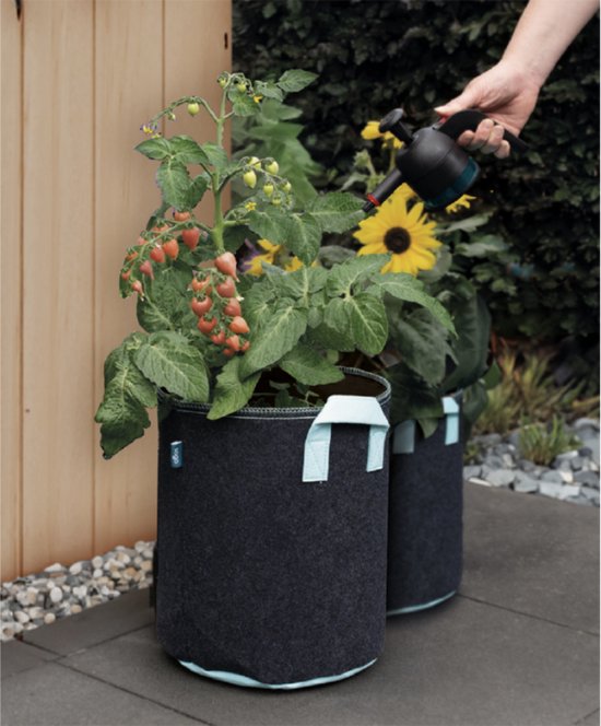 Sogo, sac à plantes, sac à légumes, sac à plantes Feutre 24 litres avec poignées Sac de culture.
