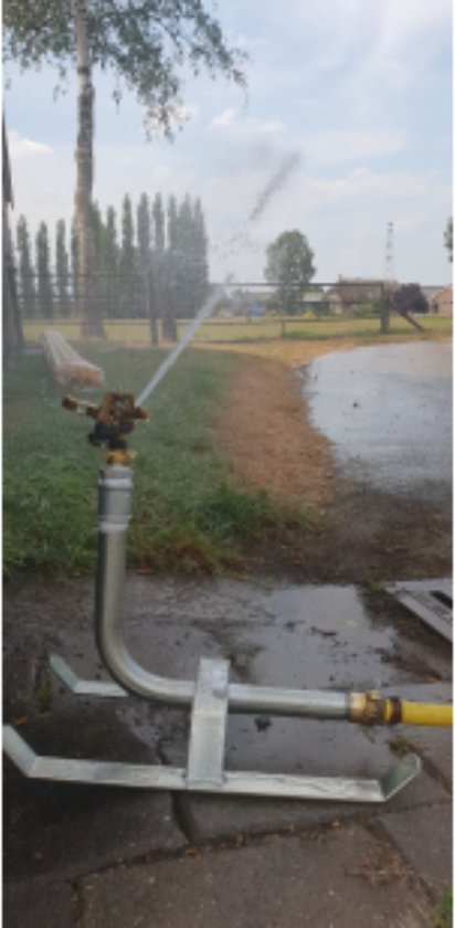 Groene broeskop gieter van zink met handvat - 1l, 4,5l en 9l