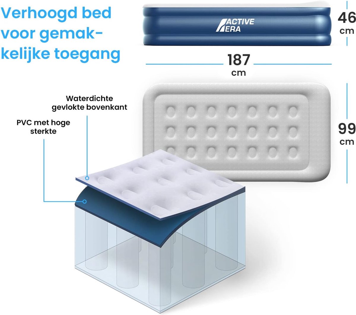 Bestway Tritech luchtbed ontana et geïntegreerde elektrische pop