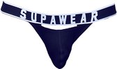 Supawear Ribbed Slashed Jockstrap Noir - TAILLE L - Sous-vêtements pour homme - Jockstrap pour homme - Jock pour homme