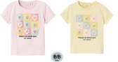 Name it set van 2 T-shirten: Twin je kids met deze t-shirten
