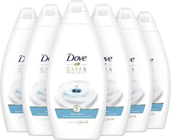 Dove Douchegel – Care & Protect 6 x 500 ml - Voordeelverpakking