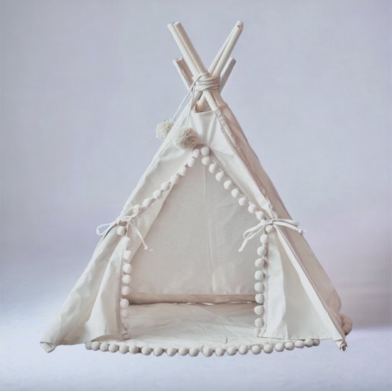 Foto: Tipi tent kat kattentent tipi tent voor huisdieren tipi tent voor huisdieren kattenmand