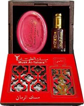 Al Maleki - Musk Al Tahara - met Zeep - Musk Al Rumaan - Granaatappel - Muskus - Arabische Parfum Olie - Al Tahaara