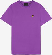 Lyle & Scott T-shirt uni - violet carte