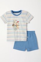 Woody - Baby Jongens Pyjama - Multicolor Gestreept - 6 maand