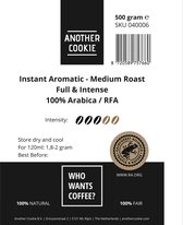 Another Cookie - 500 gram - Instant Aromatic - Medium Roast - 100% Arabica - 100% RFA