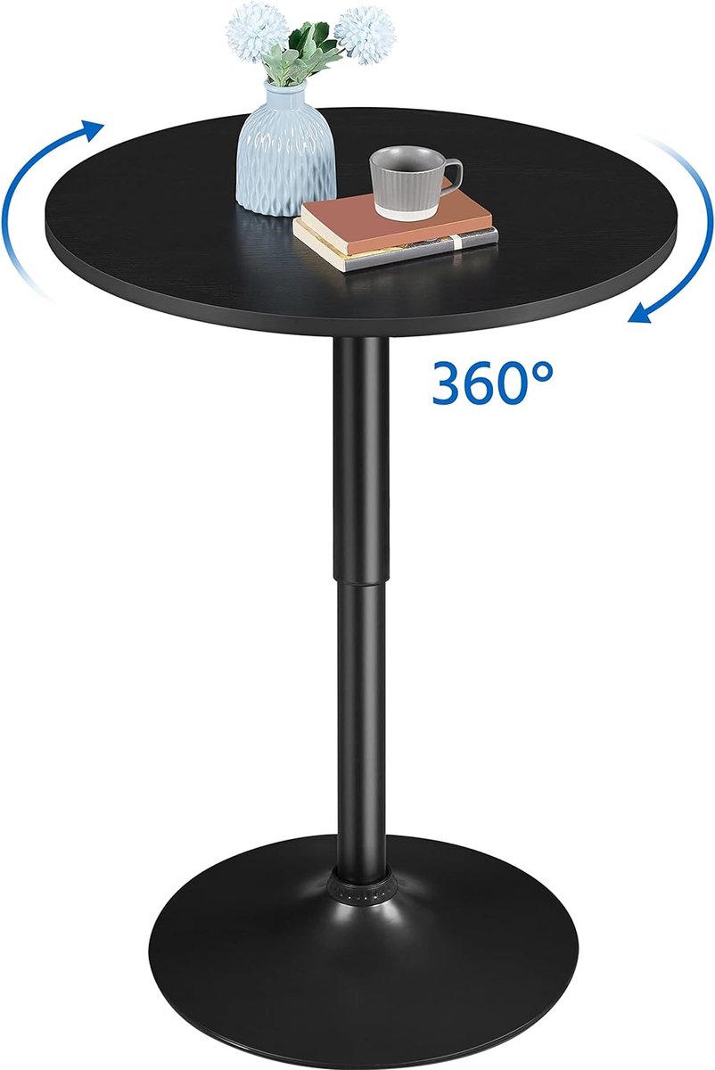 Bartafel diameter 80 cm – statafel – ronde bistrotafel – weerbestendige tuintafel – zwart – | Gecontroleerde retourproducten en nieuwe overstockproducten tegen een onverslaanbare lage prijs Bartafel diameter 80 cm – statafel – ronde bistrotafel – weerbestendige tuintafel – zwart – | Gecontroleerde retourproducten en nieuwe overstockproducten tegen een onverslaanbare lage prijs