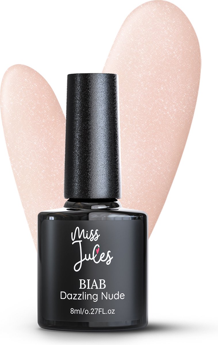 Goedkoopste Miss Jules® BIAB – Builder in a Bottle – BIAB Nagel Builder Gel - Nude - HEMA & TPO Free