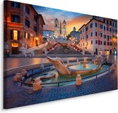 Peinture - La Place d' Escabeaux, Rome Italie, Premium Print