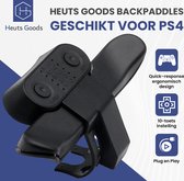 Heuts Goods - BACKPADDLES pour PS4 - Fixation du bouton arrière pour PS4 - Accessoires de vêtements pour bébé de GAME - Accessoire de contrôleur de jeu - Palettes de contrôleur - Palettes de changement de vitesse de contrôleur