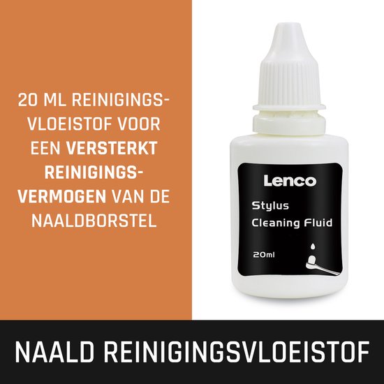 Lenco LP Schoonmaakset voor Platenspeler - Platenborstel - Vinyl en Naald Reinigingsset - Naaldborstel - TTA-6IN1