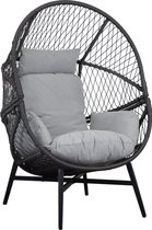 Fauteuil Rotan Zwart - 74x73x103cm - House Nordic