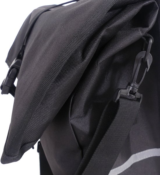Edge Sacoche de vélo Leisure 18 litres 48 x 30 x 15 cm noir