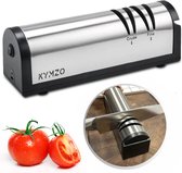 Kymzo® Aiguiseur de couteaux électrique - Accessoires de cuisine - Multifonctionnel - Antidérapant - USB