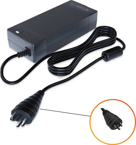 GO SOLID! ® Oplader geschikt voor Bosch PowerTube 500 & Bosch PowerPack 500 fietsaccu - 36V 2A van GO SOLID! — afbeelding 4