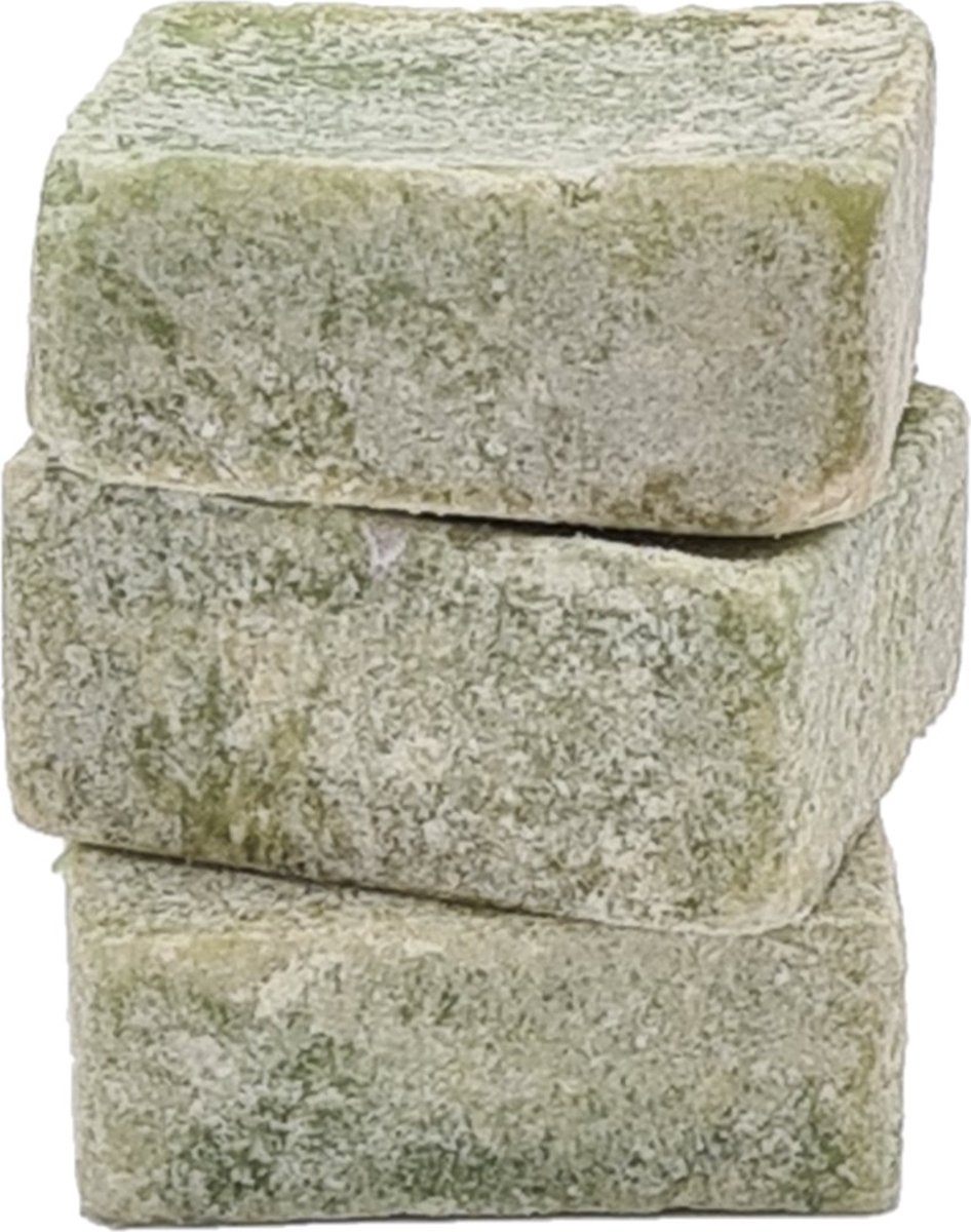 Deco4yourhome® - 3x Amberblokje - Eucalyptus - 3 Stuks - Amber - Blokje - Geurblokjes