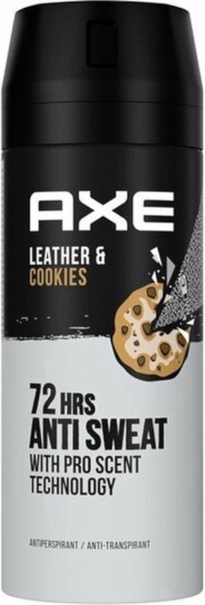 Goedkoopste AXE Deo Spray 72H Dry - Leather & Cookies - 150 ml