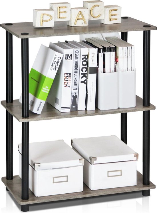 boekenplank, kunstzinnige moderne boekenkast, boekenrek, opbergrek planken boekenhouder organizer voor boeken,, 59.9 (Width) x 74.9 (Height) x 29 (Depth) cm