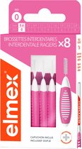 Elmex Interdentale Ragers 0,6 mm Roze ISO Maat 0 8 stuks