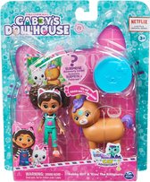 Gabby’s Poppenhuis - Speelset met Gabby en Kiho de kittenhoorn - met accessoires en poppenhispakketje - Gabbys Poppenhuis - Gabby's Dollhouse