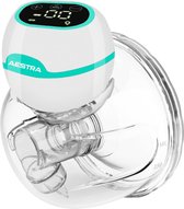 Elektrische Borstkolf - Aestra - Handsfree Borstkolf - BPA vrij - Draadloze Borstkolf - Draagbaar - 2024 Model - Turqouise