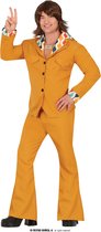 Guirca - Costume Hippie - Disco années 70 Justin De Orange - Homme - Oranje - Taille 48-50 - Déguisements - Déguisements