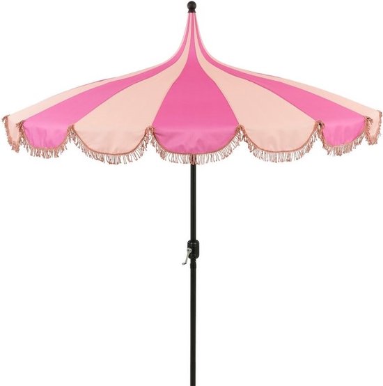 In The Mood Collection Rissy Parasol - H238 x Ø220 cm - Roze