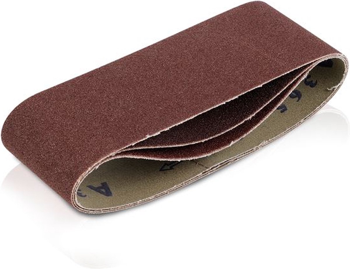Schuurband 75x457mm Middel K80 | Set 3 stuks